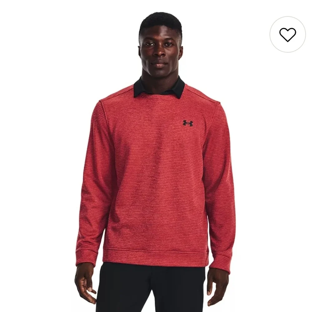 Under Armour Mens Storm Crew Neck Pullover Sweater Red XL